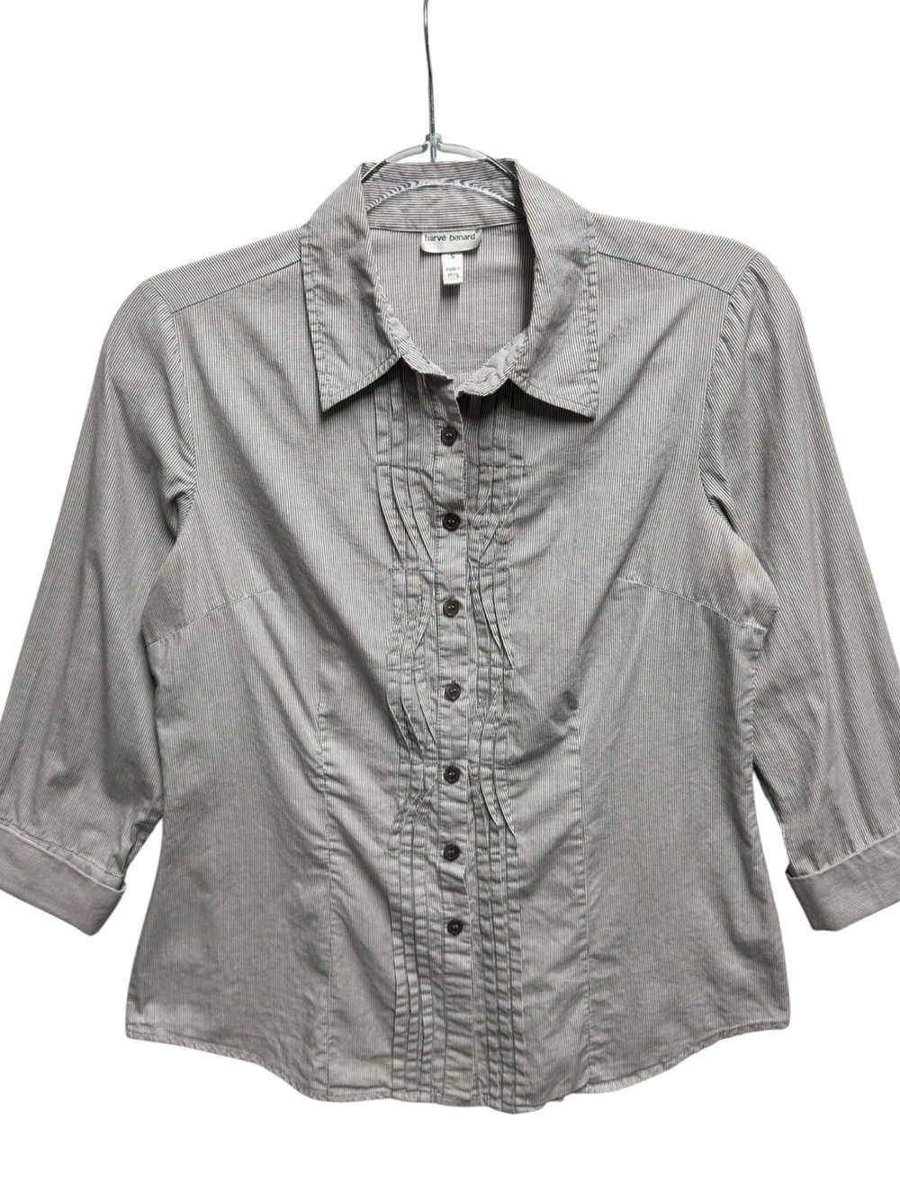 Pure Cotton Y2K Knit Slim Fit Pinstripe Seersucker Oxford Poplin Chambray Shirt